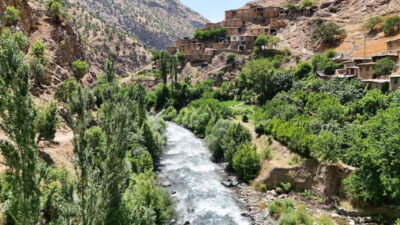 Bitlis’in Hizan ilçesine bağlı Hacı Mehmet Köyü, tarihi taş evleri,