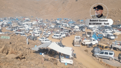 Sandıras Dağı’nın 2 bin 300 metre rakımlı Çiçekbaba Zirvesi, bu