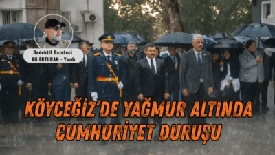 Muğla’nın Köyceğiz ilçesinde 29 Ekim Cumhuriyet Bayramı kutlamalarında örnek bir