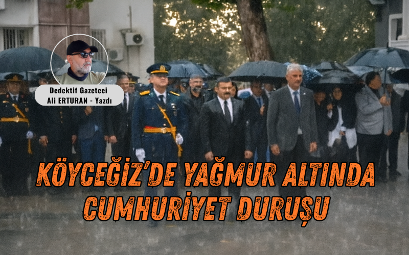 Muğla’nın Köyceğiz ilçesinde 29 Ekim Cumhuriyet Bayramı kutlamalarında örnek bir