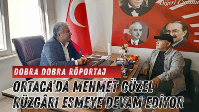CHP İlçe Başkanı Mehmet Güzel ile dobra dobra sohbet ettik: