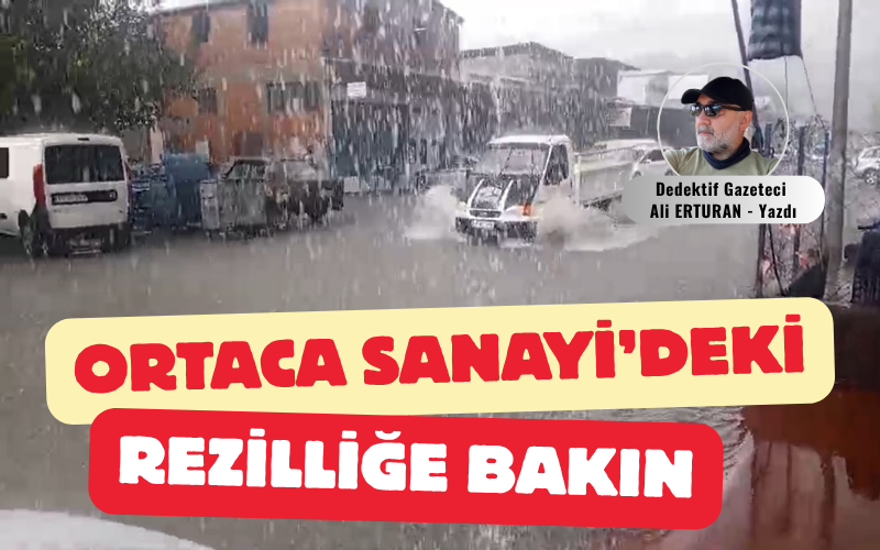 Muğla’nın Ortaca ilçesinde bugün etkili olan sağanak yağış, bir kez