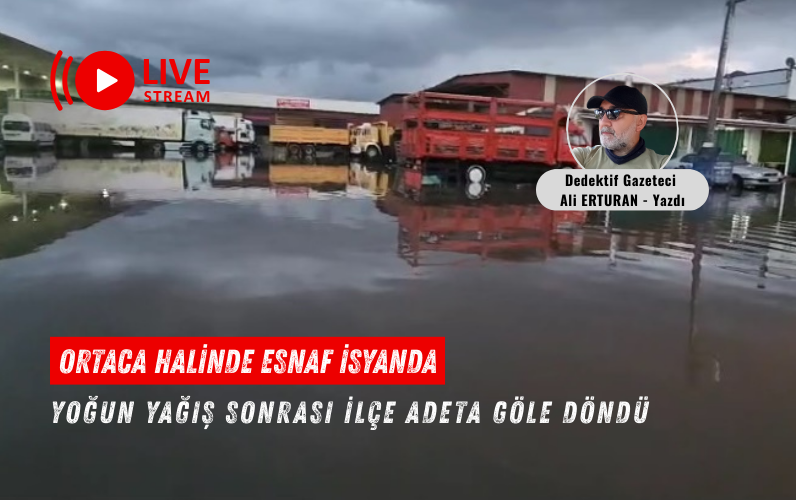 Ortaca’da gün boyunca etkili olan sağanak yağış, ilçenin birçok noktasında