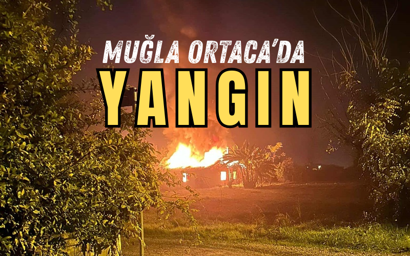 Muğla’nın Ortaca ilçesine bağlı Okçular Mahallesi’nde gece yarısı meydana gelen