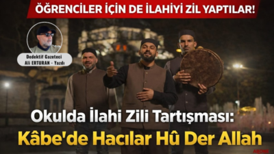 Bir ortaokulda teneffüs zilinin “Kâbe’de Hacılar Hû Der Allah” ilahisiyle