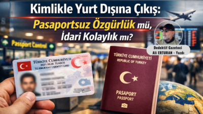 Türkiye Cumhuriyeti vatandaşlarının yalnızca yeni tip kimlik kartı ile yurt