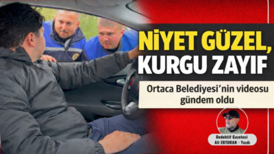 Geçtiğimiz günlerde Ortaca Belediyesi tarafından hazırlanan ve sokağa çöp atılmaması