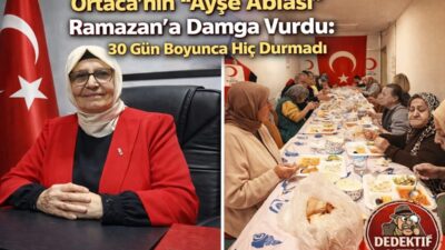 Kızılay Ortaca Şube Başkanı Ayşe Çapar, Ramazan ayı boyunca 27
