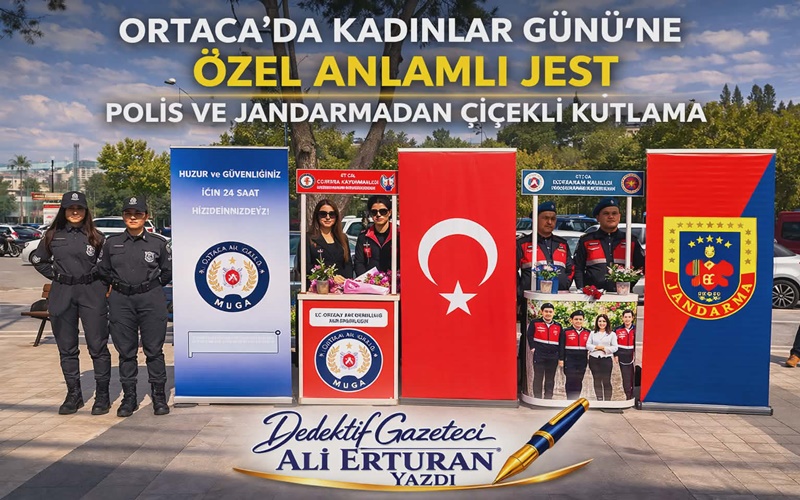 Muğla’nın Ortaca ilçesinde 8 Mart Dünya Kadınlar Günü dolayısıyla anlamlı