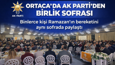 Binlerce kişi Ramazan’ın bereketini aynı sofrada paylaştı Muğla’nın Ortaca ilçesinde