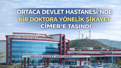 Muğla’nın Ortaca ilçesinde yaşayan bir vatandaş, Ortaca Devlet Hastanesi’nde görev