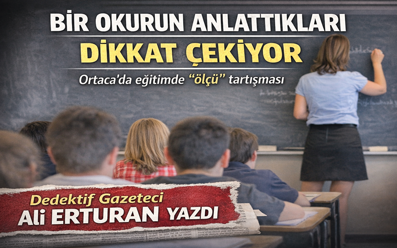 BİR OKURUN ANLATTIKLARI DİKKAT ÇEKİYOR Bugün bir okurumun telefonla bana