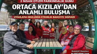 2 Nisan Otizm Farkındalık Günü kapsamında Muğla’nın Ortaca ilçesinde yer