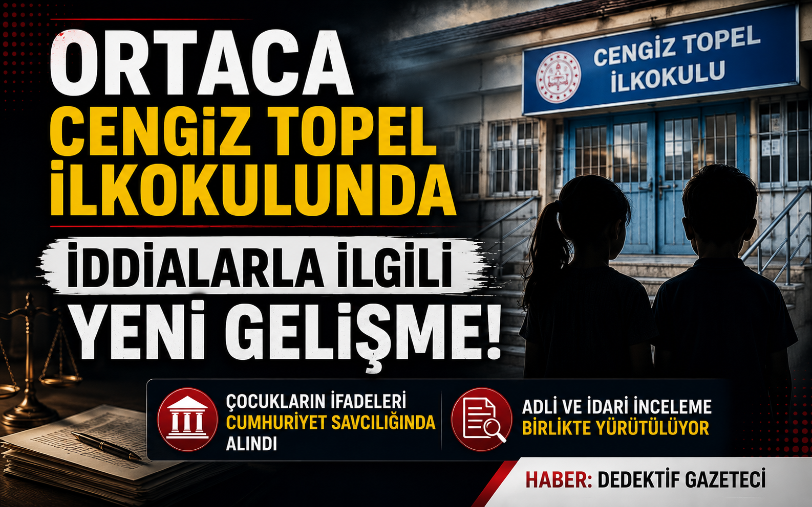 Muğla’nın Ortaca ilçesinde bulunan Cengiz Topel İlkokulu’nda ortaya atılan iddialarla