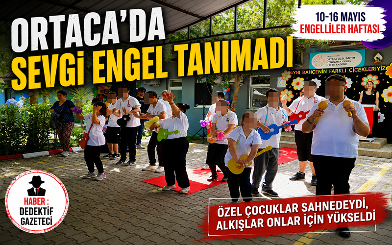 Ortaca’da Engelliler Haftası kapsamında düzenlenen anlamlı etkinlik, özel gereksinimli öğrencilerin