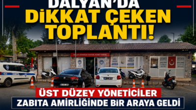 Dalyan’da gün içinde ilçe protokolünü de içine alan dikkat çekici
