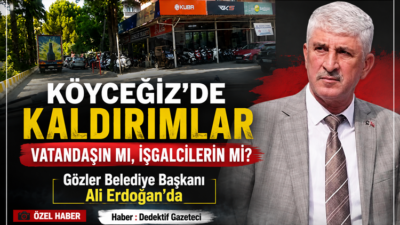Köyceğiz’in en yoğun noktalarından biri olan Atatürk Bulvarı, uzun süredir