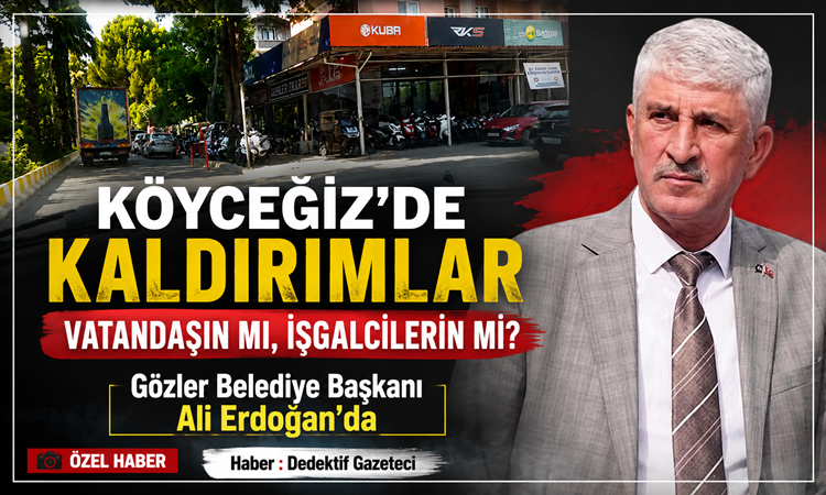 Köyceğiz’in en yoğun noktalarından biri olan Atatürk Bulvarı, uzun süredir